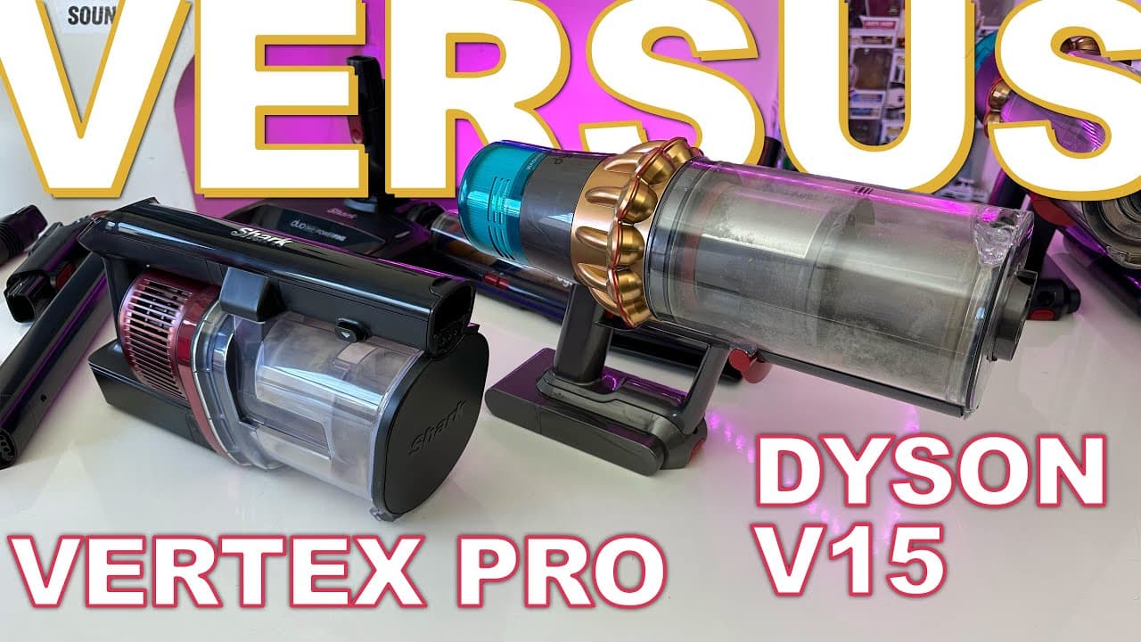 Duelo de aspiradoras sin cable: Dyson V15 vs Shark Vertex