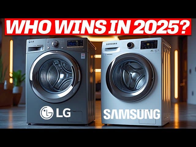 Best Smart Front Load Washer Dryer Combo 2025 – LG vs Samsung Showdown