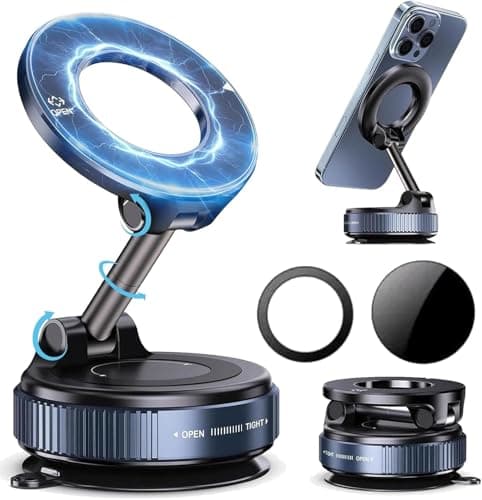 womkvai 2026 Vacuum Magnetic Car Phone Holder Review: Secure Fit featured image
