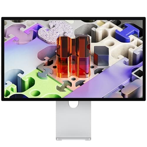 Amazon image of the Apple Studio Display XDR showing front view and stand.