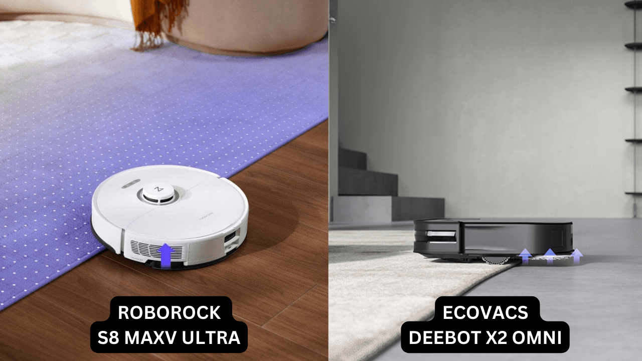 Roborock S8 MaxV Ultra vs ECOVACS Deebot X2 Omni – Which Robot Vacuum Mop Combo Dominates Smart Cleaning?